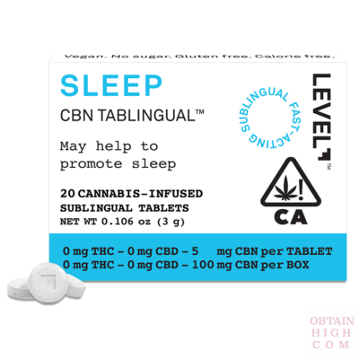 Sleep CBN TABLINGUAL Level Experience obtain high